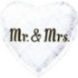 Globo corazon para boda mr & mrs foil 45 cm