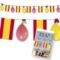 Guirnalda españa (bandera-globo-letra)