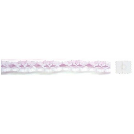 Guirnalda blanca 3mts unicolor  papel 8422935610147 61014