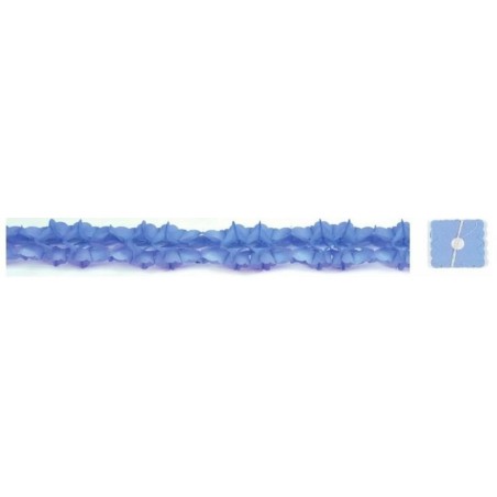 Guirnalda azul 3mts  unicolor papel 8422935610154 61015