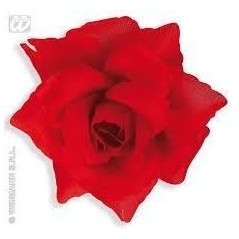 Broche rosa roja 10 cm 8003558243402 2434B