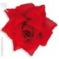 Broche rosa roja   10 cm
