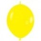 Globo amarillo fashion solido cadena lol 25 uds se