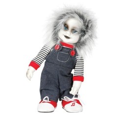 Muñeco niño zombie 32 cm chuky con musica y mov 8434077199329 19932 GUIRCA