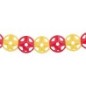 Guirnalda balon de españa 3 metros amariila roja