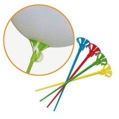 Varillas para globos con soporte colores 12 unid 8429412007124 5262