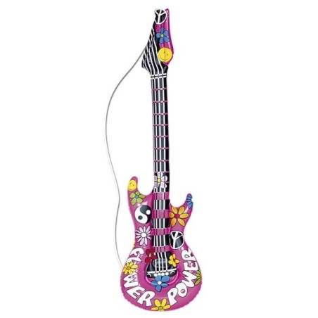 Guitarra hinchable hippie de 105 cm 8003558239443 23944