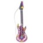 Guitarra hinchable hippie de 105 cm