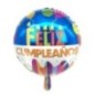 Globo feliz cumpleaños 46 cm 18 velas y globos