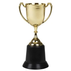 Trofeo copa dorada 22 cm personalizableEL Informal disfraces