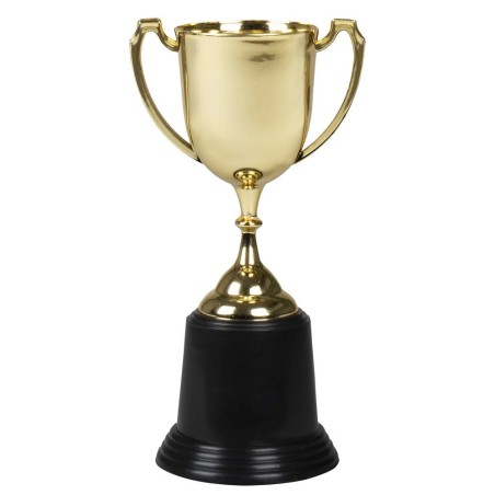 Trofeo copa dorada 22 cm personalizableEL Informal disfraces