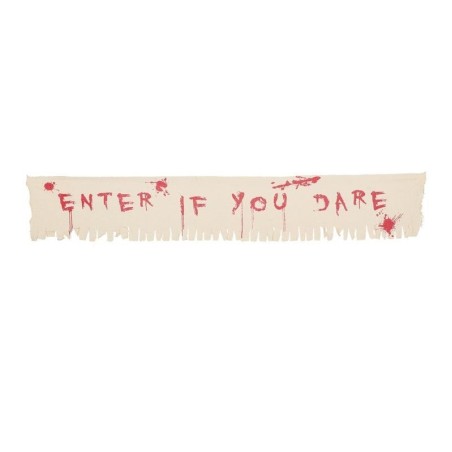 Letrero enter if you dare 29x175 cm halloween 8434077260883 26088 GUIRCA