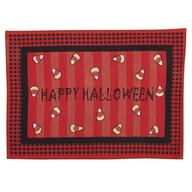 Felpudo naranja Happy halloween 67x49 cm 8434077264744 26474 GUIRCA