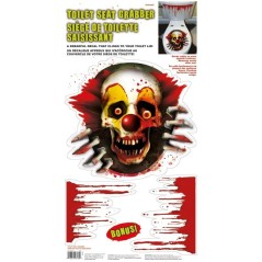 Decoracion tapa de water payaso terror + sangre 13051437626 670176LI LIRAGRAM