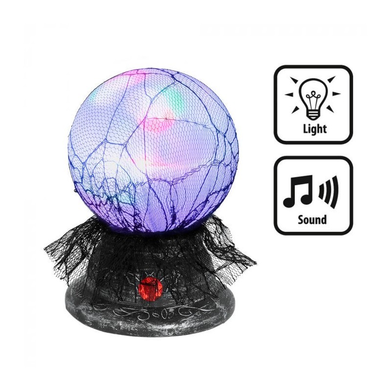 Bola de bruja con luz luz y sonido para halloween