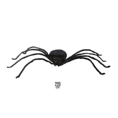 Araña gigante moldeable 220 cm 1414 8003558014149 WIDMANN