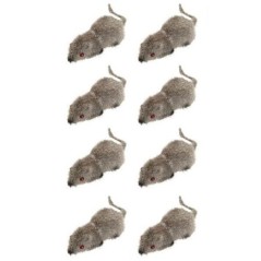 ratones flocados 5 cm 8 unidades 8702M 8003558870202