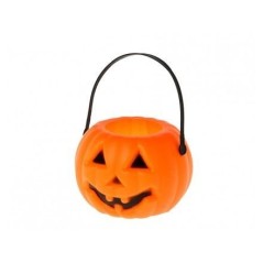 calabaza con luz 8 cm para decoracion halloween barata 9610 8422259096108