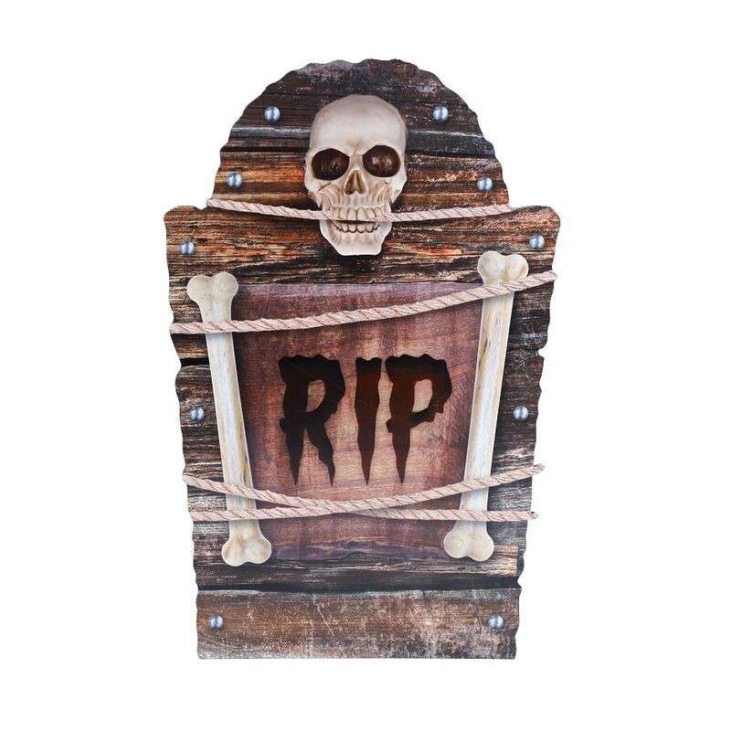 lapida rip 56 cm plastico decoracion halloween 24735 8434077247358