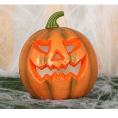 calabaza con luz para halloween 24 cm en foam 26284 8434077262849