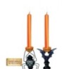 Velas naranjas 2 unid 25 cm para halloween 19627 8435118277662