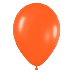 Globo naranja fashion solido r 12 50 uds semperte R12 061 7703340231365