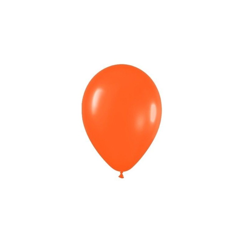 Globo naranja latex  r5  125 cm 100 unidades sempertex