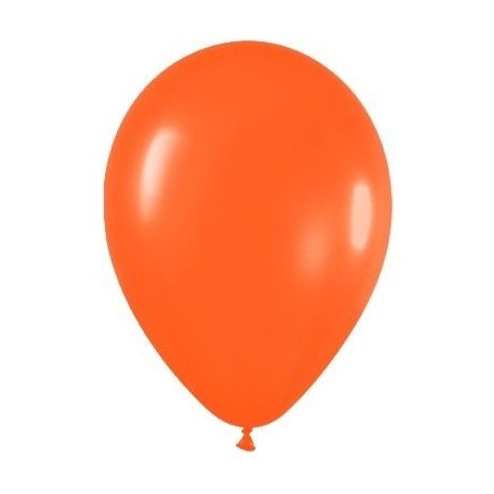 Globo naranja latex  r5  125 cm 100 unidades sempertex R5 061 7703340201375