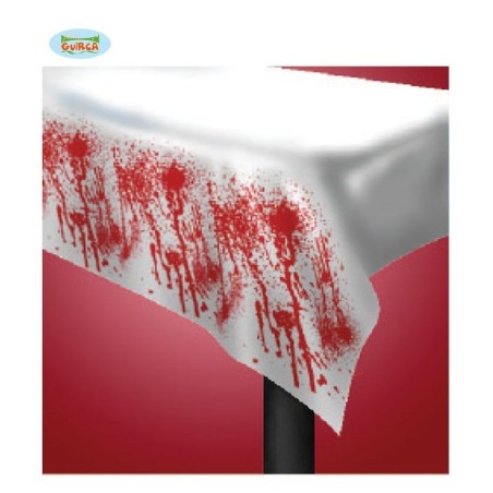 Mantel halloween sangre 274 x 137 cm blanco 19911 8434077199114