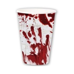 Vasos halloween sangre 6 uds 11 cm 24322 8434077243220