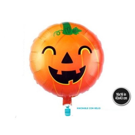 Globo calabaza 43 cm para helio o aire