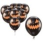 Globos negro calabazas halloween 10 uds de 30 cm