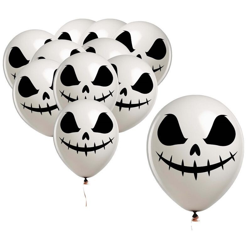 Globos  Jack pesadilla halloween 10 uds de 30 cm