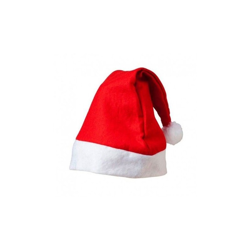 Gorro de papa noel rojo 28 cm