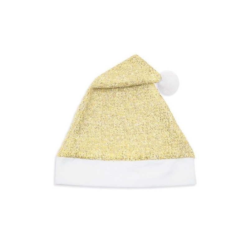 Gorro papa noel oro luxex brillantina