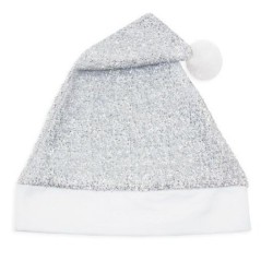 Gorro papa noel plata luxex brillantina  T 434 ATA