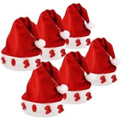 Gorro Papa Noel 2022 con luz led 862526216062 GORRO22