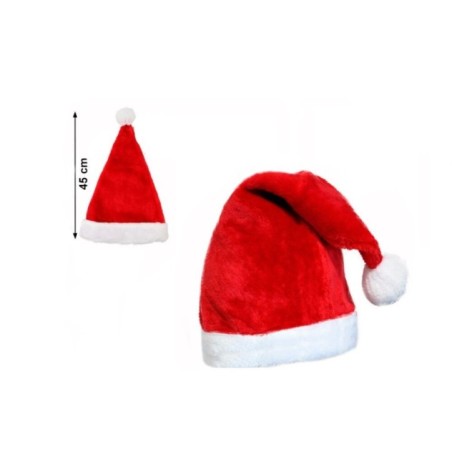 Gorro papa noel deluxe para adulto 40 cm 8433584708703 70870