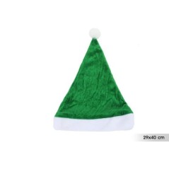 Gorro papa noel verde terciopelo 8433584717910 71791