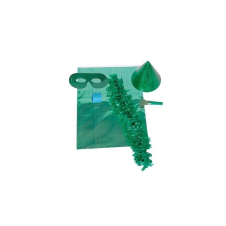 Bolsa de cotillón metálica verde barata  cotillones verdes nochevieja santander cantabria