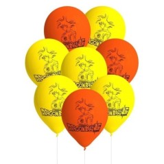 Globos dragon ball latex 8 uds