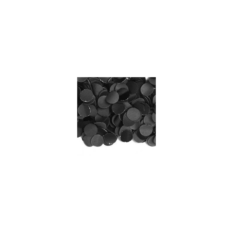 Confeti negro 100 gr copo fino