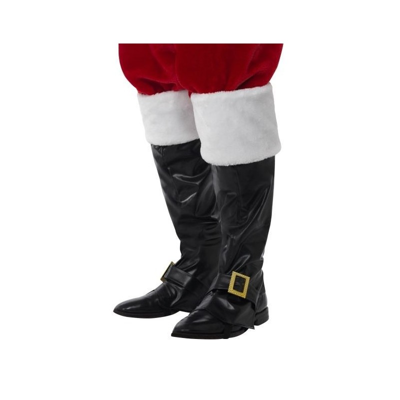 Cubrebotas negras papa noel