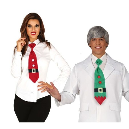 corbata-navidad-papa-noel-o-elfo-unidad