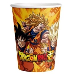 Vasos Dragon Ball cumpleaños 8 uds para cumpleaños