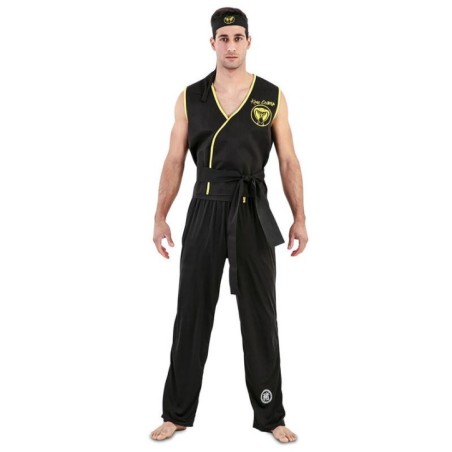 Disfraz Cobra king karateka negro tallas adulto 8423667158099