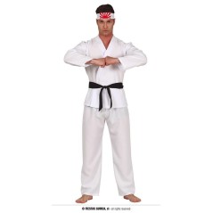 Disfraz Karateka blanco para hombre talla L 8434077794203