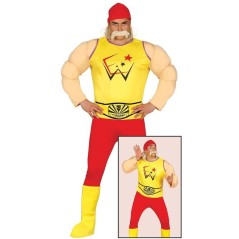 Disfraz luchador wwe talla l hombre hulk hogan 8434077845905