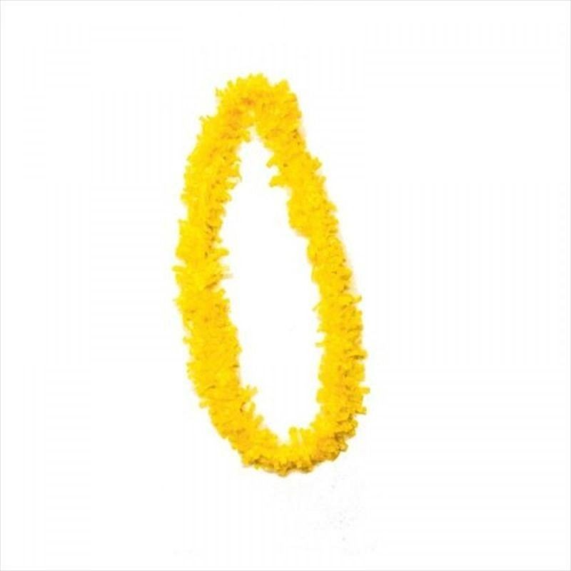 Collar plastico amarillo barato 90x7 cm