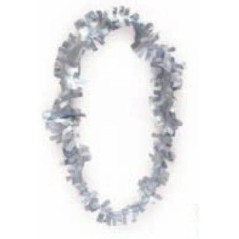 Collar plastico plateado plata 90 x 7 cm 8435525834991 54035